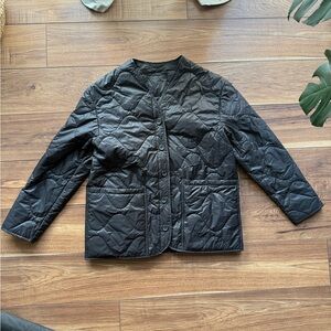 Quilted Bomber Jacket